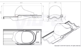 Проходной элемент TIILI-XL красный купить в краснодаре
