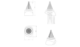 Антенный ворот коричневый (12-90 мм) купить в краснодаре
