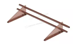 Снегозадержатель трубчатый дл. 1000 мм (8017) ROOFRetail купить в краснодаре