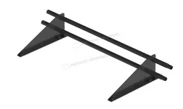 Снегозадержатель трубчатый дл. 1000 мм (9005) ROOFRetail купить в краснодаре