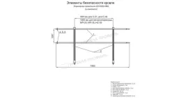 Ограждение кровельное ОК-h600х1860 мм (1014) купить в краснодаре