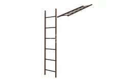 Лестница кровельная стеновая МП дл. 1860 мм без кронштейнов (8019)_1шт и метизы купить в краснодаре