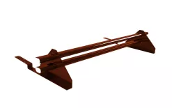 Снегозадержатель трубчатый для композитной черепицы RAL 3009 (3м) купить в краснодаре