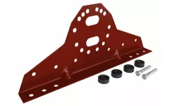 Кронштейн для профиля до 50 мм RAL 3009 купить в краснодаре