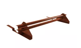 Снегозадержатель трубчатый для композитной черепицы RAL 8004 (3м) купить в краснодаре