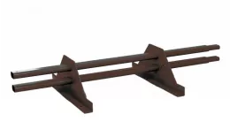 Снегозадержатель трубчатый для натуральной черепицы Стандарт RAL 8004 3м (проф.до 74мм) купить в краснодаре