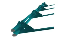 Снегозадержатель трубчатый на сендвич-панель/профнастил Стандарт RAL 5021 3м купить в краснодаре