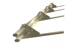 Снегозадержатель трубчатый на сендвич-панель/профнастил Стандарт RAL1014 3м купить в краснодаре