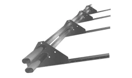 Снегозадержатель трубчатый на сендвич-панель/профнастил Стандарт RAL7004 3м купить в краснодаре