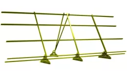 Ограждение кровельное со снегозадержателем GL 1,2х3 RAL 1018