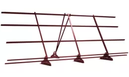 Ограждение кровельное со снегозадержателем GL 1,2х3 RAL 3018 купить в краснодаре