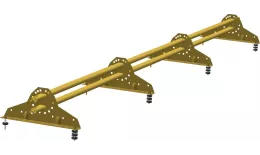 Снегозадержатель трубчатый Grand Line RAL 1018 3м купить в краснодаре