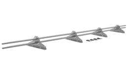 Снегозадержатель трубчатый Grand Line RAL 9007 3м купить в краснодаре