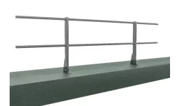 Ограждение кровельное для парапета на плоскую кровлю RAL 7004 (2,0х0,9м)ОЦ купить в краснодаре