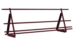 Ограждение кровельное со снегозадержателем на фальц Optima 0,65х2м RAL 3009 купить в краснодаре