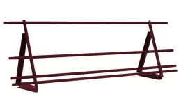 Ограждение кровельное со снегозадержателем Optima 0,65х2м RAL 3005 купить в краснодаре