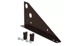 Кронштейн снегозадержателя для фальцевой кровли Optima RAL 8017 купить в краснодаре
