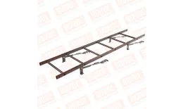 Лестница кровельная BORGE 1,8м, комплект, для черепичной кровли, коричневый шоколад (RAL 8017) купить в краснодаре