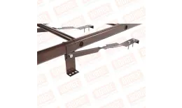 Лестница кровельная BORGE 1,8м, комплект, для черепичной кровли, коричневый шоколад (RAL 8017) купить в краснодаре