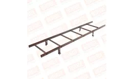 Лестница кровельная BORGE 1,8м, комплект для кровли из металлочерепицы, битумной черепицы, коричневый шоколад (RAL 8017) купить в краснодаре