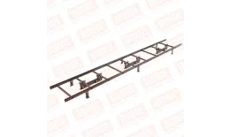 Лестница кровельная BORGE 2,7м, комплект, для фальцевой кровли, коричневый шоколад (RAL 8017) купить в краснодаре