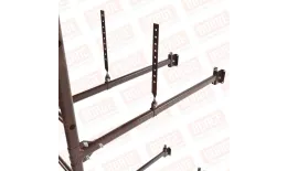 Лестница фасадная BORGE 1,8м, комплект, верхняя секция, коричневый шоколад (RAL 8017) купить в краснодаре