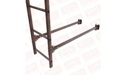 Лестница фасадная BORGE 1,8м, комплект, верхняя секция, коричневый шоколад (RAL 8017) купить в краснодаре