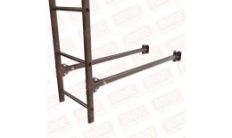 Лестница фасадная BORGE 2,7м, комплект, верхняя секция, коричневый шоколад (RAL 8017) купить в краснодаре