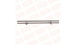 Снегозадержатель трубчатый BORGE 1,5м, для гибкой черепицы, коричневый шоколад (RAL 8017) купить в краснодаре