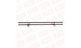 Снегозадержатель трубчатый BORGE 1,5м, для композитной черепицы, коричневый шоколад (RAL 8017) купить в краснодаре