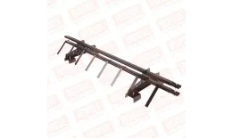 Снегозадержатель трубчатый BORGE 1,5м, для профнастила Н-114, коричневый шоколад (RAL 8017) купить в краснодаре