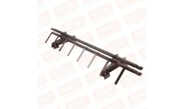 Снегозадержатель трубчатый BORGE 1,5м, для профнастила Н-60, Н-75, коричневый шоколад (RAL 8017) купить в краснодаре