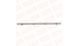 Снегозадержатель трубчатый BORGE 3м, для композитной черепицы, коричневый шоколад (RAL 8017) купить в краснодаре