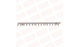 Снегозадержатель трубчатый BORGE 3м, для профнастила Н-60, Н-75, коричневый шоколад (RAL 8017) купить в краснодаре