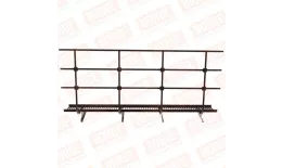 Мостик переходной с ограждением BORGE Н-120см, 3м, коричневый шоколад (RAL 8017) купить в краснодаре