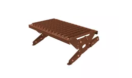 Ступень кровельная BORGE, для металлочерепицы, коричневый шоколад (RAL 8017) купить в краснодаре