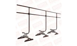 Ограждение кровельное BORGE H-120см, 3м, для параллельного фальца, коричневый шоколад (RAL 8017) купить в краснодаре