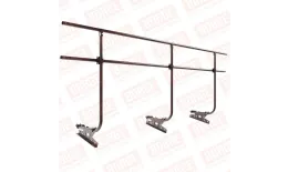 Ограждение кровельное BORGE H-120см, 3м, для фальцевой кровли, коричневый шоколад (RAL 8017) купить в краснодаре