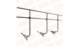 Ограждение кровельное BORGE H-120см, 3м, для черепичной кровли, коричневый шоколад (RAL 8017) купить в краснодаре