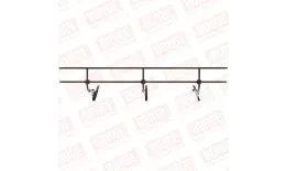 Ограждение кровельное BORGE H-60см, 3м, для композитной черепицы, коричневый шоколад (RAL 8017) купить в краснодаре