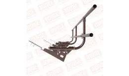 Ограждение кровельное BORGE H-60см, 3м, для композитной черепицы, коричневый шоколад (RAL 8017) купить в краснодаре