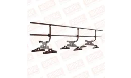 Ограждение кровельное BORGE H-60см, 3м, для параллельного фальца, коричневый шоколад (RAL 8017) купить в краснодаре