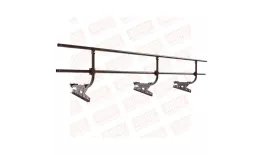 Ограждение кровельное BORGE H-60см, 3м, для фальцевой кровли, коричневый шоколад (RAL 8017) купить в краснодаре