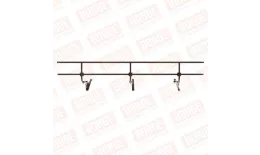 Ограждение кровельное BORGE H-60см, 3м, для черепичной кровли, коричневый шоколад (RAL 8017) купить в краснодаре