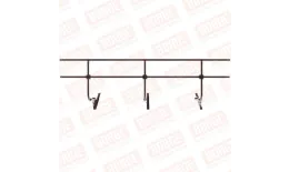 Ограждение кровельное BORGE H-90см, 3м, для композитной черепицы, коричневый шоколад (RAL 8017) купить в краснодаре