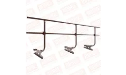 Ограждение кровельное BORGE H-90см, 3м, для фальцевой кровли, коричневый шоколад (RAL 8017) купить в краснодаре