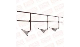 Ограждение кровельное BORGE H-90см, 3м, для черепичной кровли, коричневый шоколад (RAL 8017) купить в краснодаре