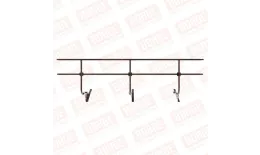 Ограждение кровельное BORGE H-90см, 3м, для черепичной кровли, коричневый шоколад (RAL 8017) купить в краснодаре