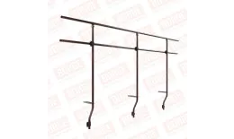 Ограждение парапетное BORGE H-120см, 3м, коричневый шоколад (RAL 8017) купить в краснодаре