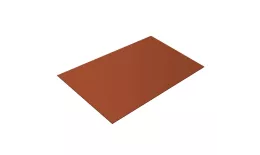 Плоский лист 0,45 Drap с пленкой RAL 8004 терракота купить в краснодаре